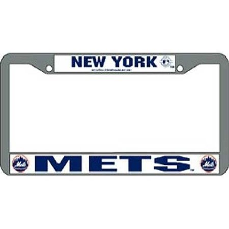 CISCO INDEPENDENT New York Mets License Plate Frame Chrome 9474610741